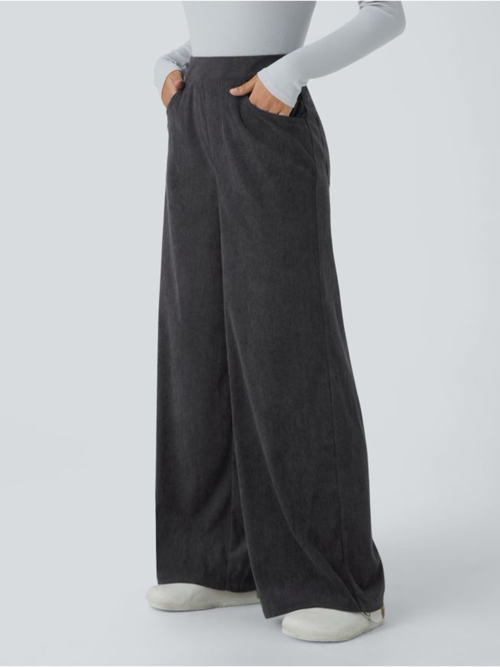 HALARA Size XL Charcoal Corduroy Work Pants